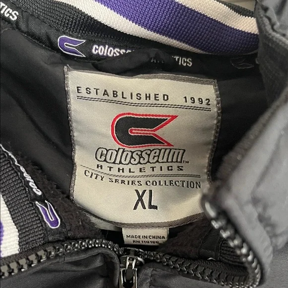 Baltimore Ravens Black and Purple Jacket - Picture 2 of 3